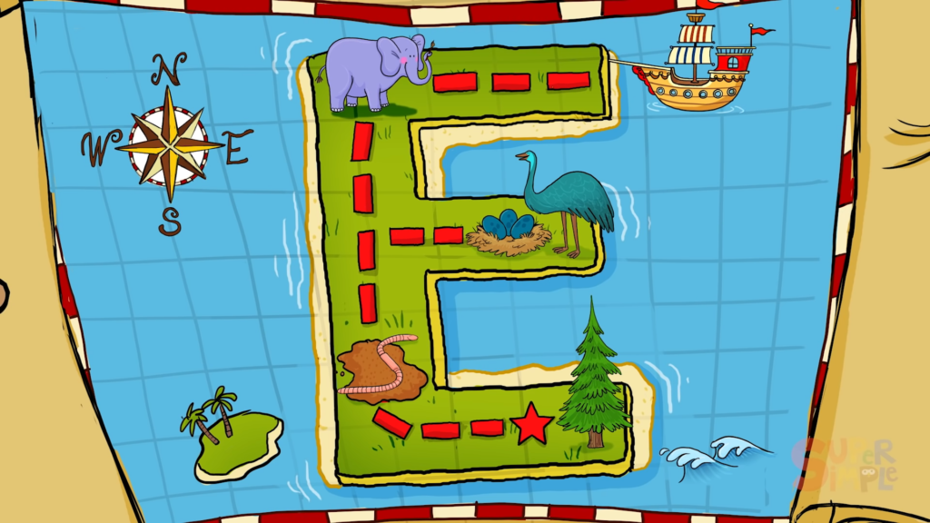 Learn the Letter E