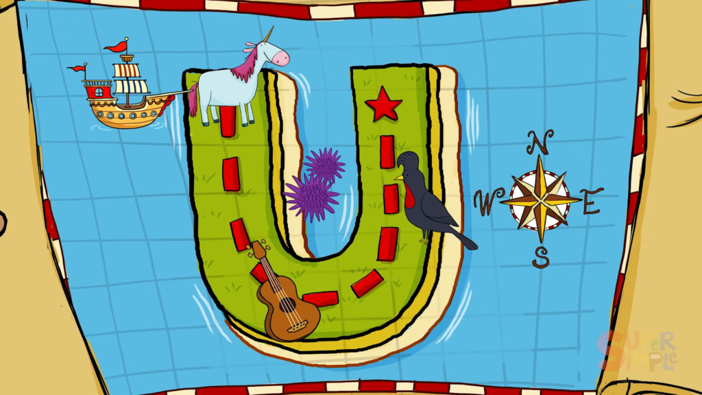 Learn the Letter U
