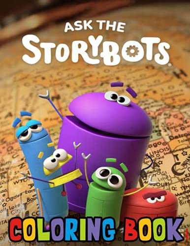 StoryBots Coloring Book: An Unique Coloring Book