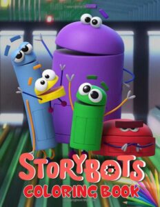 StoryBots Coloring Book: Awesome Coloring Book For Kids