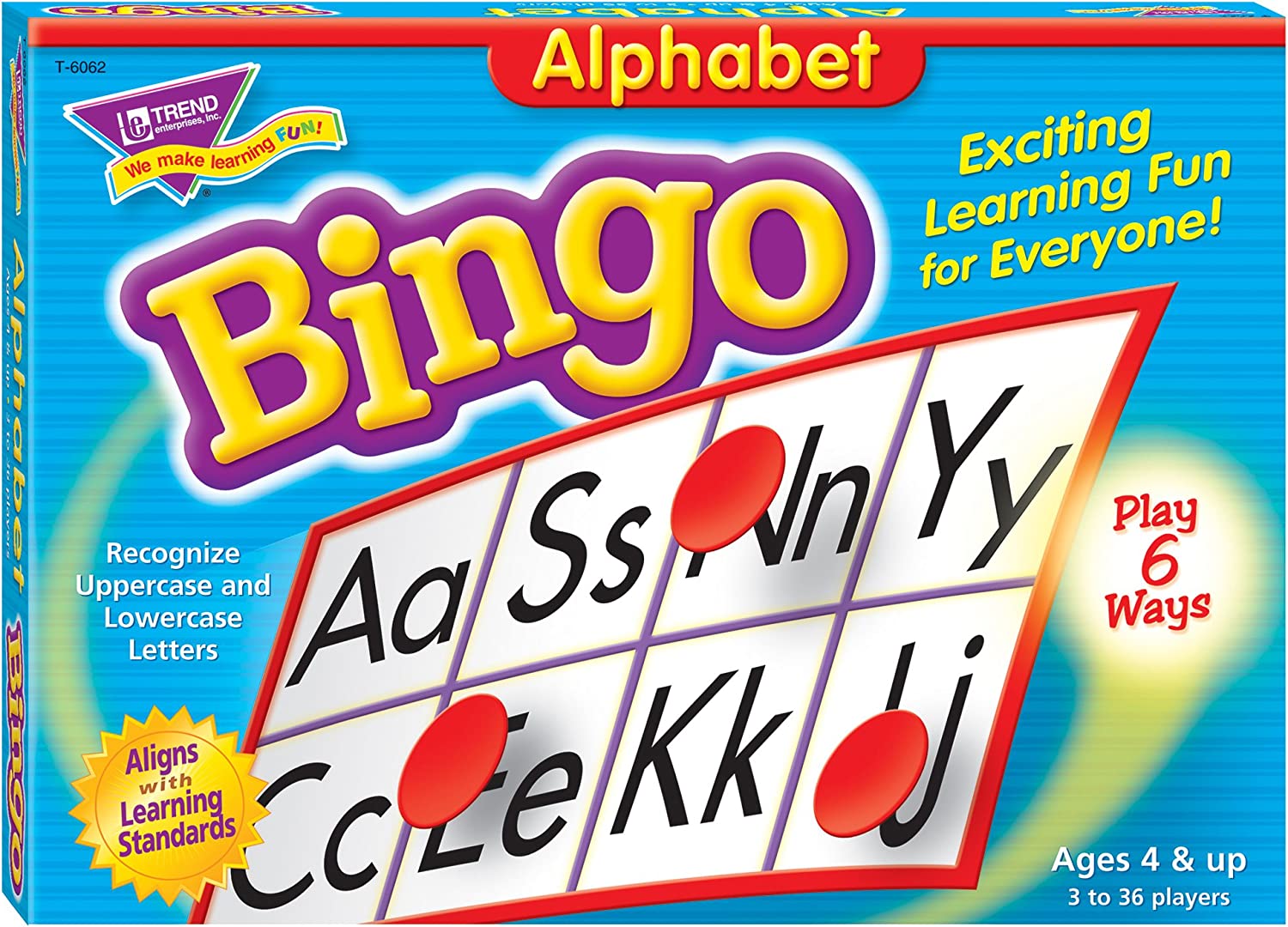 TREND ENTERPRISES: Alphabet Bingo Game