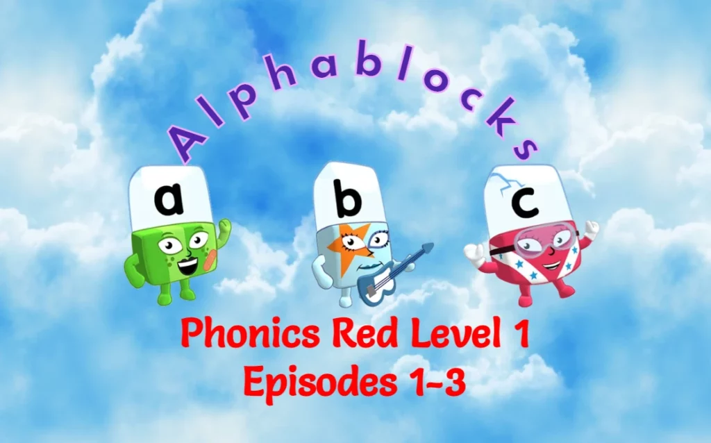 Phonics Red Level 1 Episodes 1-3