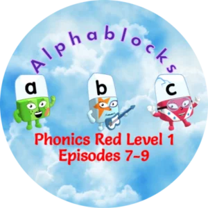 Phonics Red Level 1 Episodes 7-9 Sticker Image