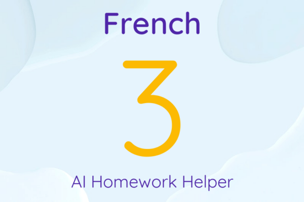 Grade 3 – French – ClassX