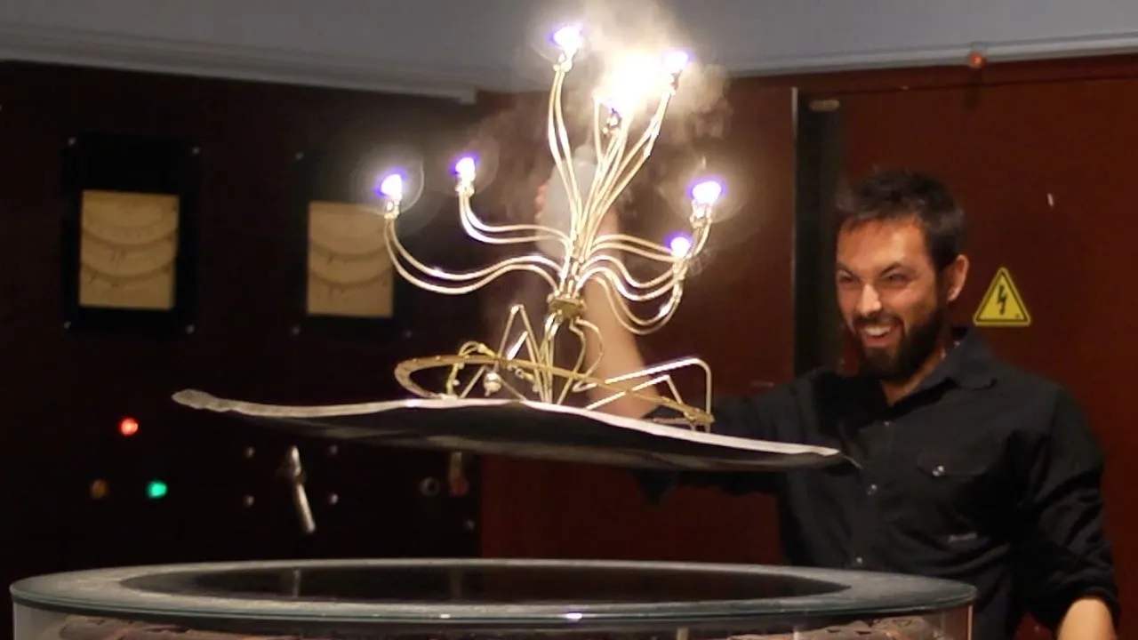 Levitating Barbecue Electromagnetic Induction Classx