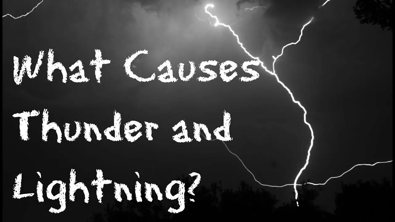 What Makes Thunder and Lightning for Children: 60 Second Science ...