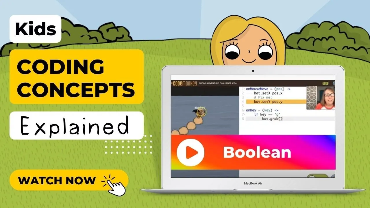 Boolean - Coding Concepts Explained for Kids - ClassX