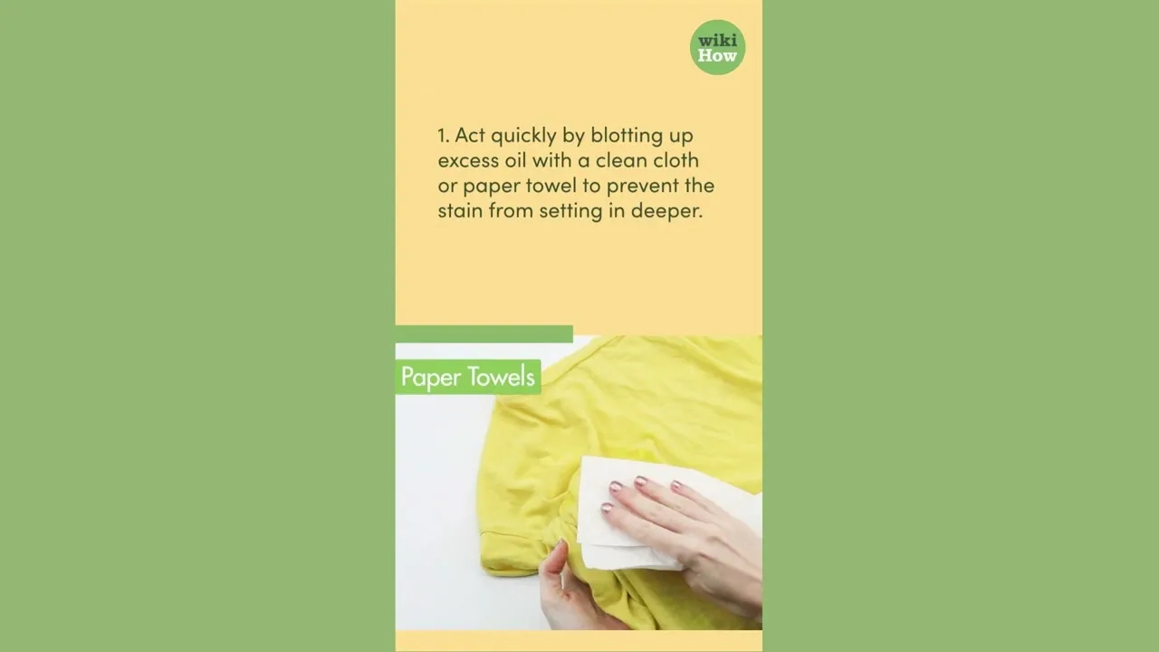 How To Get an Oil Stain Out - ClassX