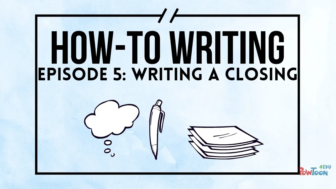 How-To Writing For Kids - Procedural Writing - Episode 5: Writing a ...