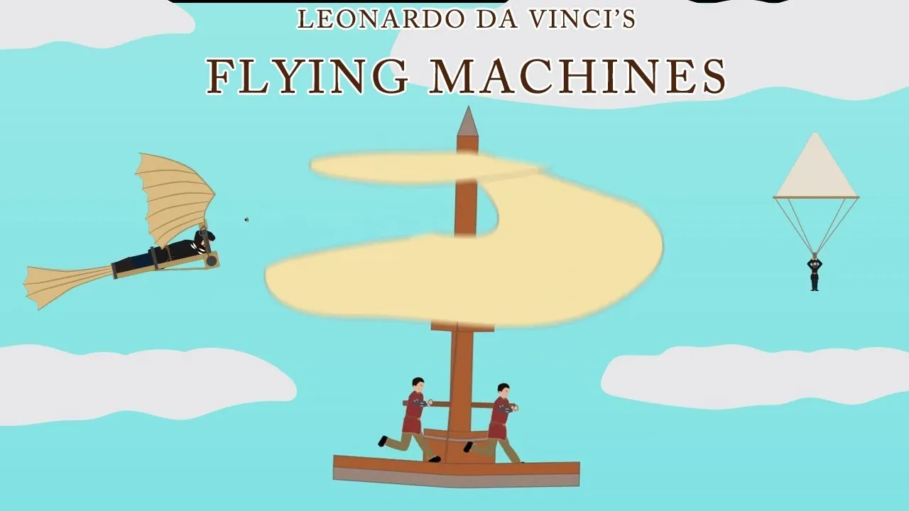 Flying Machine Luca Leonardo da Vinci's Flying Machines - ClassX