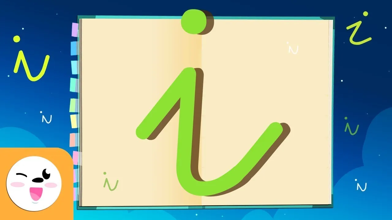 Letter I: cursive script - The alphabet for kids - ClassX