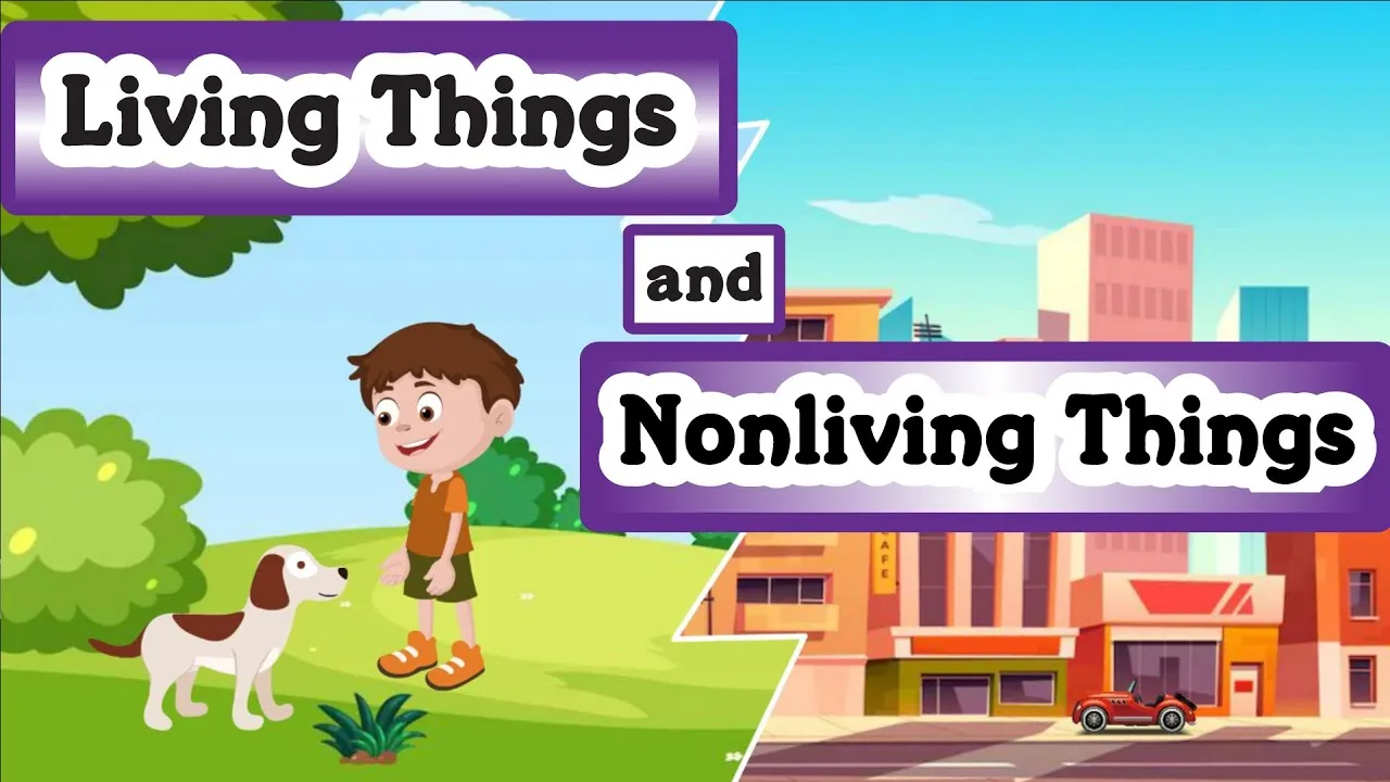 Living and Nonliving Things for Kids | Difference between Living and ...