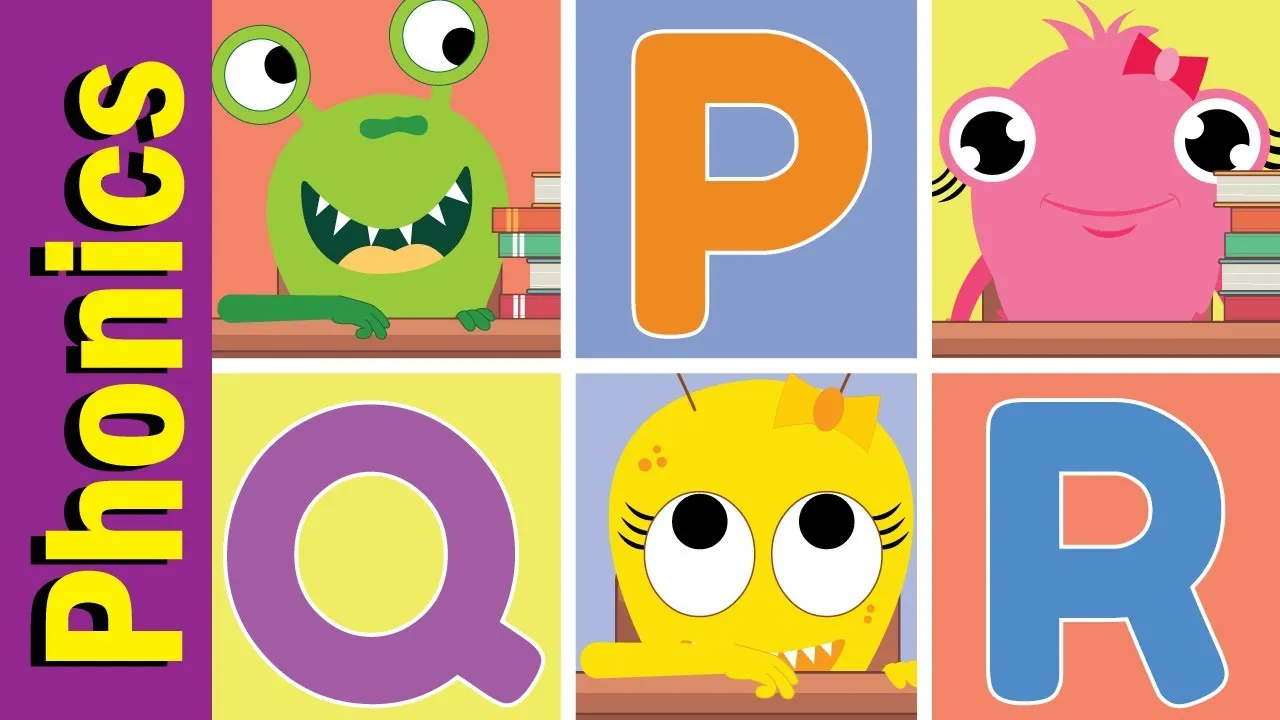 P Q R Phonics Alphabet Chant for Children | English Pronunciation for ...