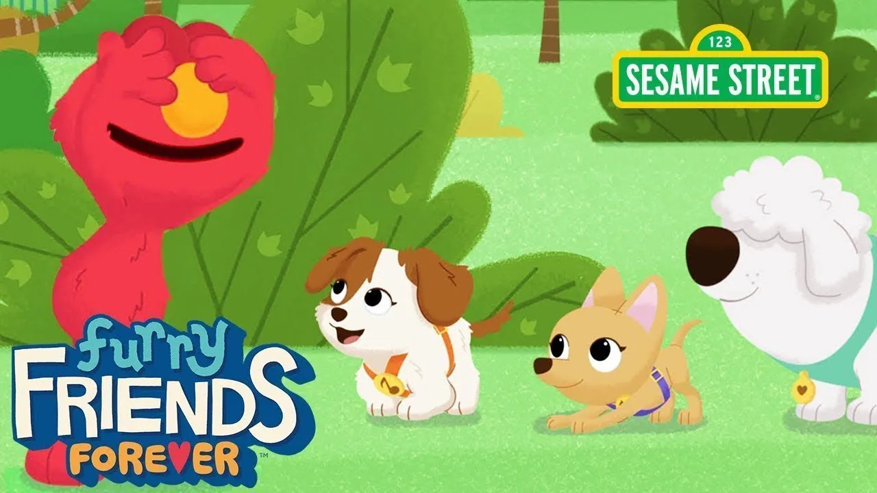 Play Hide and Seek! | Elmo & Puppy Furry Friends Forever - ClassX