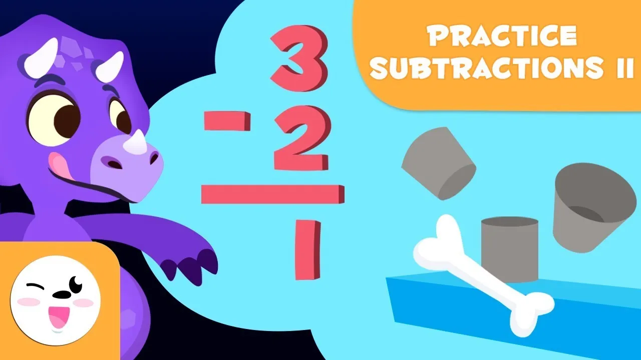 Subtraction Exercises Learn To Subtract With Dinosaurs Mathematics Subtraction Exercises Learn To Subtract With Dinosaurs Mathematics