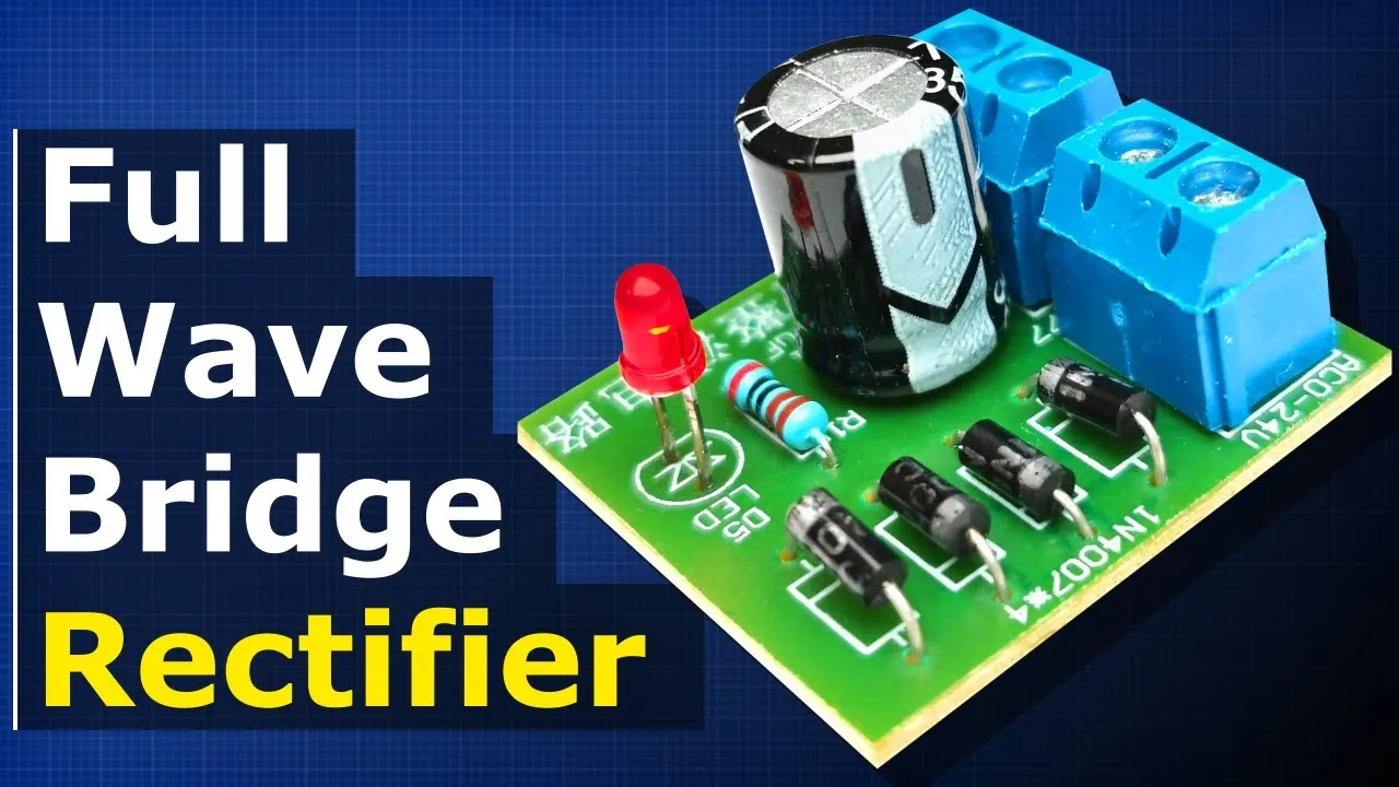 Full Wave Bridge Rectifier Capacitor Filters Half Wave Rectifier